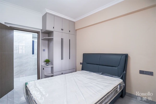 132㎡簡約四居，客餐廳對稱式設計，動線自由寬闊，真的很舒適